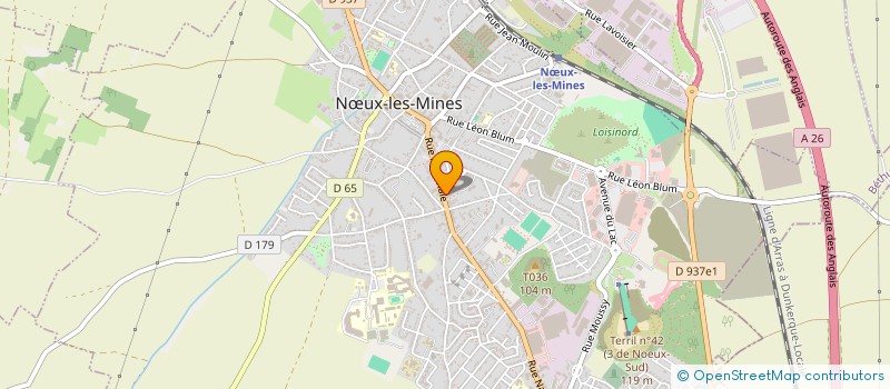 localisation de l'entreprise PHARMACIE BOURGOIS  NUX-LES-MINES