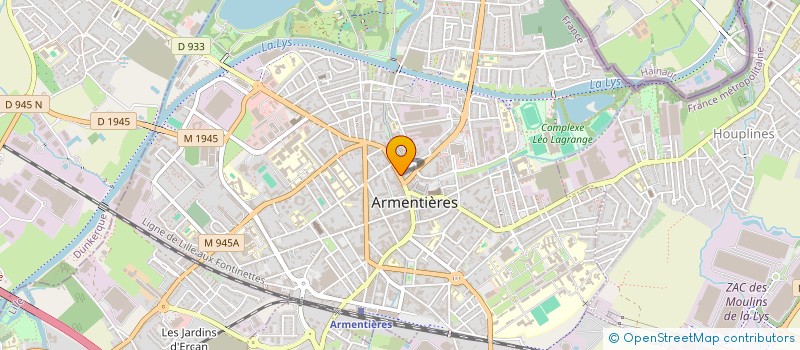 localisation de l'entreprise PHARMACIE BOUTON à ARMENTIERES