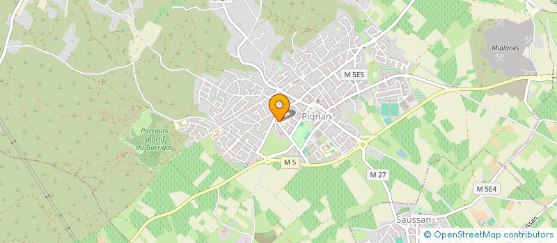 localisation de l'entreprise PHARMACIE BRAMARIE PLANES à PIGNAN