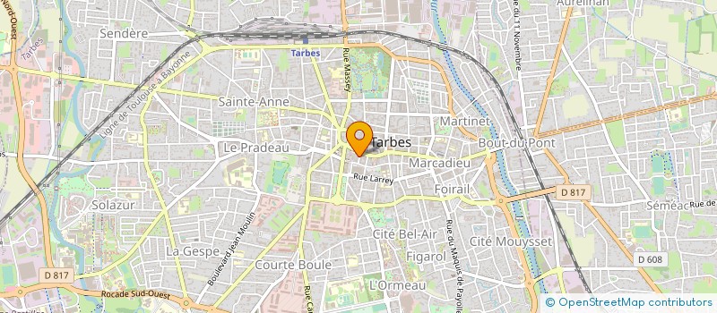 localisation de l'entreprise PHARMACIE BRAUHAUBAN à TARBES