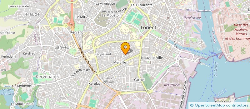 localisation de l'entreprise PHARMACIE BRESIN à LORIENT