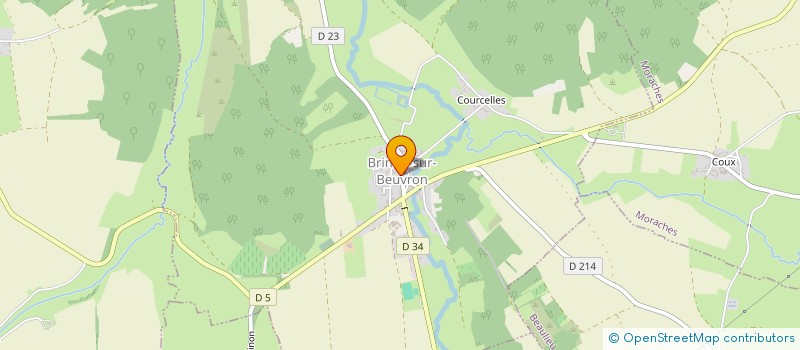 localisation de l'entreprise PHARMACIE BRIDONNEAU  BRINON-SUR-BEUVRON