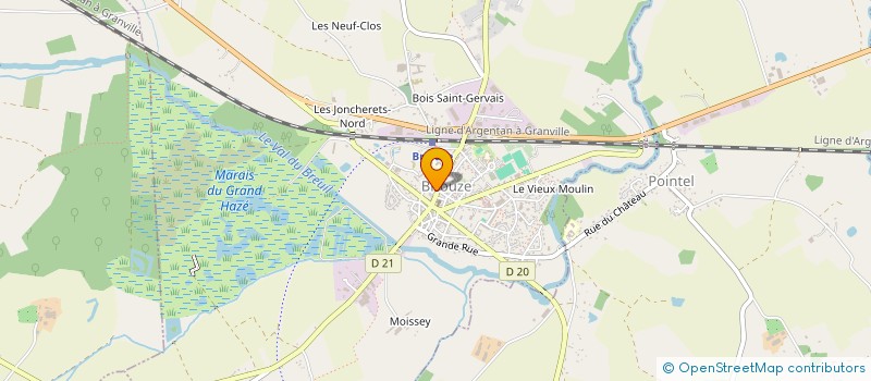 localisation de l'entreprise PHARMACIE BRIOUZAINE à BRIOUZE