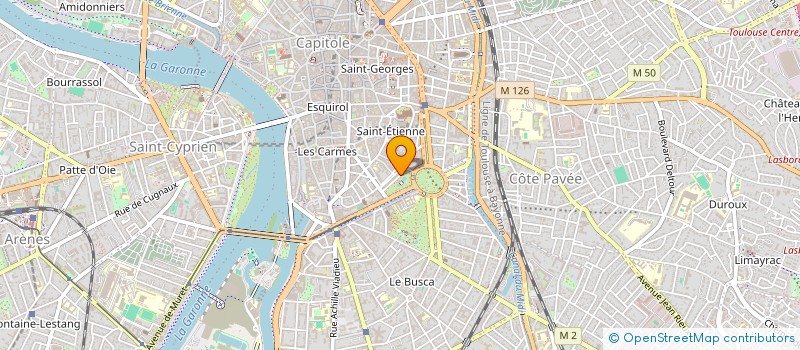 localisation de l'entreprise PHARMACIE BROCA-CROZES à TOULOUSE