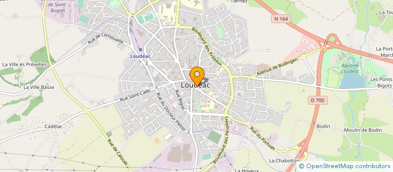 localisation de l'entreprise PHARMACIE BROTELANDE à LOUDEAC