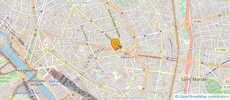 localisation de l'entreprise PHARMACIE BRUERE DAWSON à PARIS 11