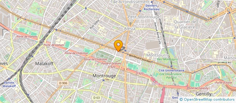 localisation de l'entreprise PHARMACIE BRUNE  PARIS