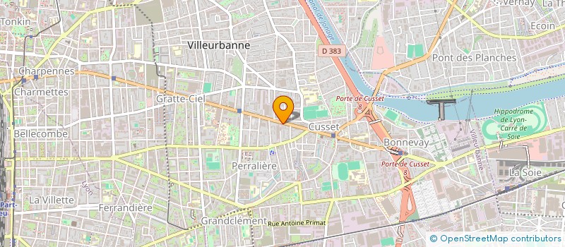 localisation de l'entreprise PHARMACIE BUGADA - VIEUX à VILLEURBANNE