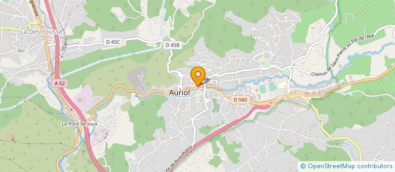 localisation de l'entreprise PHARMACIE BURGASSI KERVEGANT  AURIOL