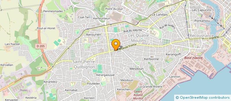 localisation de l'entreprise PHARMACIE BYDLON à BREST
