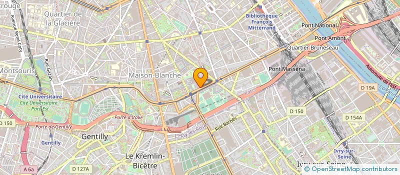 localisation de l'entreprise PHARMACIE C.C. MASSENA 13 à PARIS