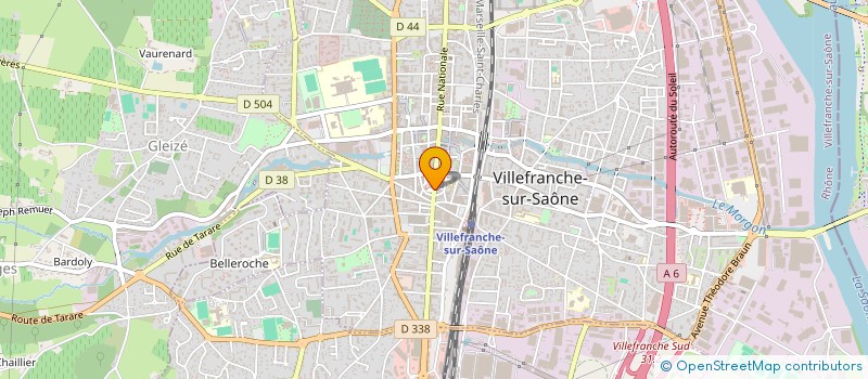 localisation de l'entreprise PHARMACIE CALADOISE à VILLEFRANCHE-SUR-SAONE