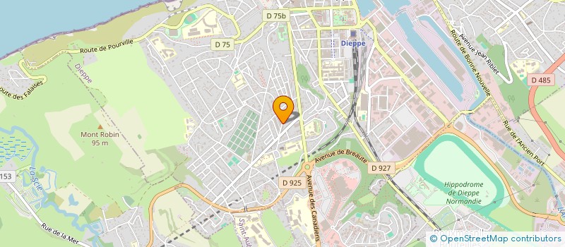 localisation de l'entreprise PHARMACIE CALINE à DIEPPE