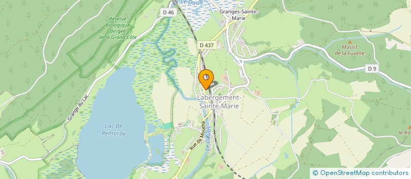 localisation de l'entreprise PHARMACIE CANAL-DREYFUS  LABERGEMENT-SAINTE-MARIE