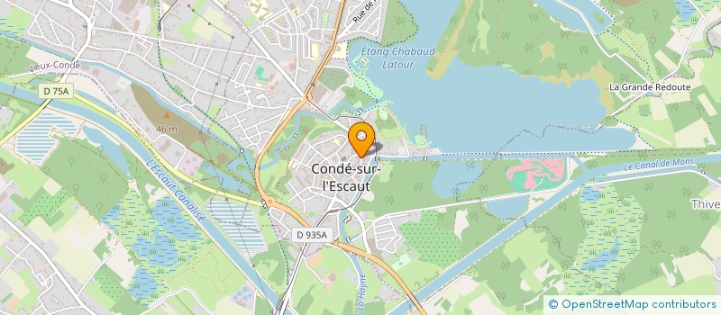 localisation de l'entreprise PHARMACIE CANDEAGO  CONDE-SUR-L'ESCAUT