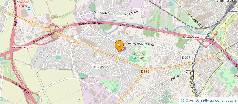 localisation de l'entreprise PHARMACIE CANON DEMANGE  TINQUEUX