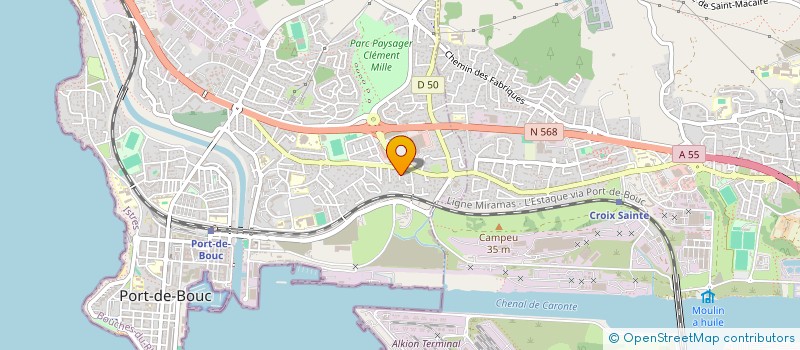 localisation de l'entreprise PHARMACIE CANTINI  PORT-DE-BOUC