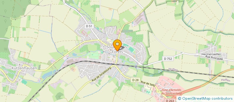 localisation de l'entreprise PHARMACIE CANTONALE 2  SOULTZ-SOUS-FORETS