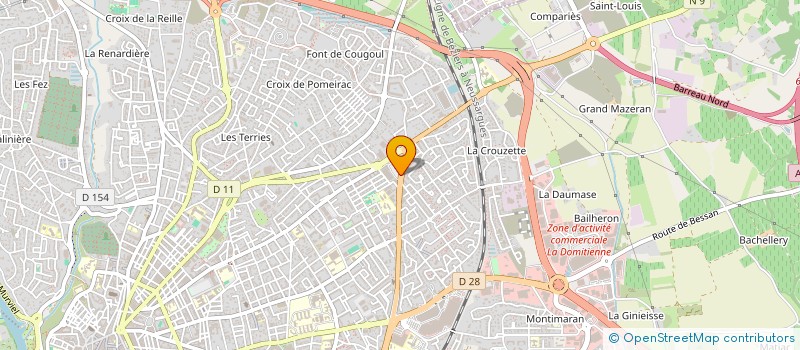 localisation de l'entreprise PHARMACIE CAP KENNEDY à BEZIERS