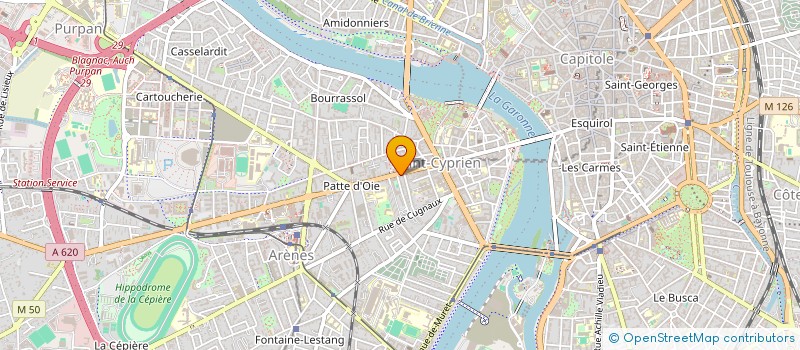 localisation de l'entreprise PHARMACIE CARAYON ET ORTIS à TOULOUSE