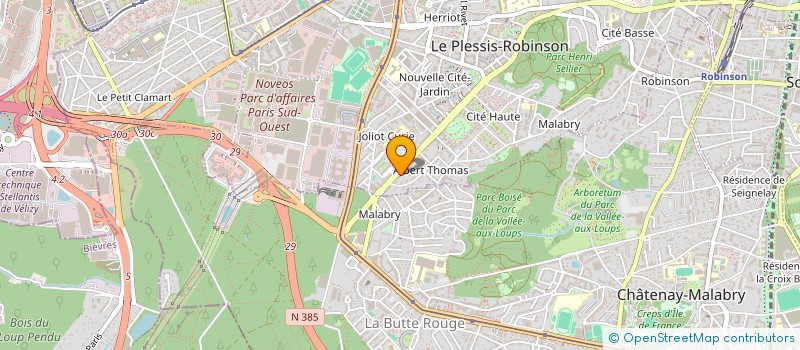 localisation de l'entreprise PHARMACIE CARBILLET à LE PLESSIS-ROBINSON