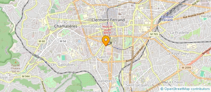 localisation de l'entreprise PHARMACIE CAROLINE BORDERIE  CLERMONT-FERRAND