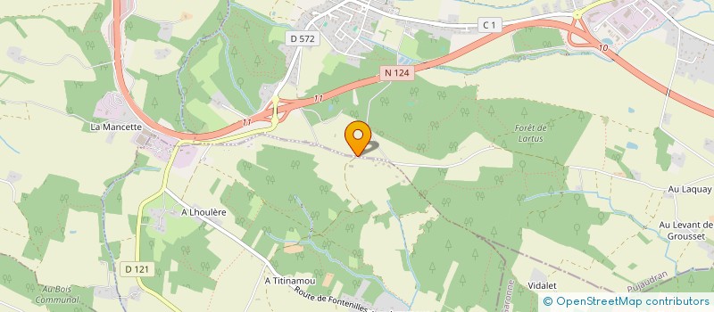 localisation de l'entreprise PHARMACIE CARRERE  PUJAUDRAN