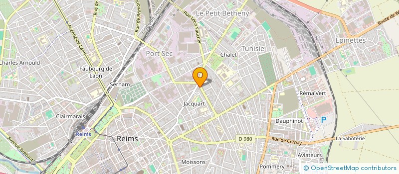 localisation de l'entreprise PHARMACIE CASTELAIN  REIMS