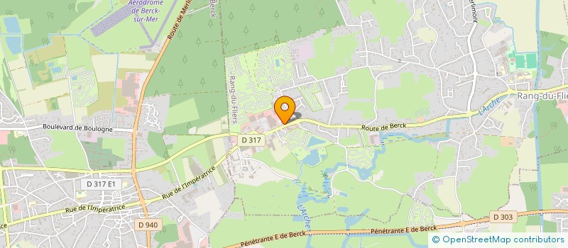 localisation de l'entreprise PHARMACIE CAYEUX B & L  RANG-DU-FLIERS