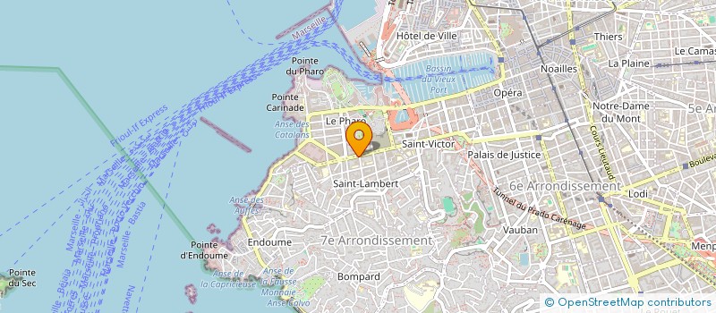 localisation de l'entreprise PHARMACIE CAYOL à MARSEILLE