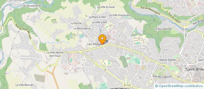 localisation de l'entreprise PHARMACIE CC GEANT à SAINT-BRIEUC