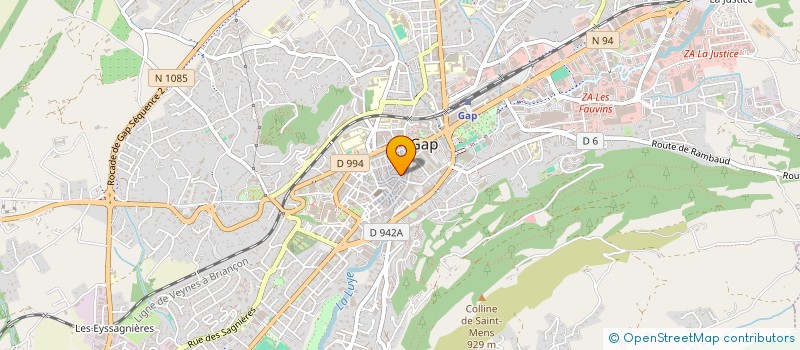 localisation de l'entreprise PHARMACIE CELINE GOUDIN  GAP