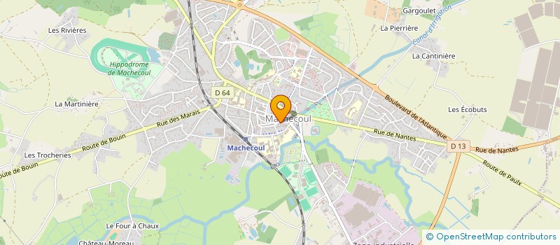 localisation de l'entreprise PHARMACIE CENTR'HALLES  MACHECOUL-SAINT-MEME