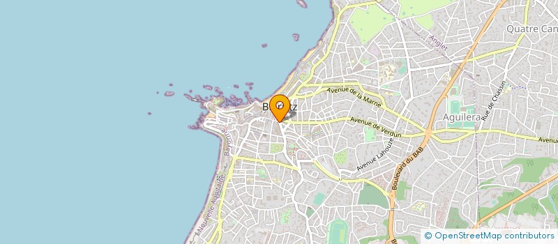localisation de l'entreprise PHARMACIE CENTRALE à BIARRITZ