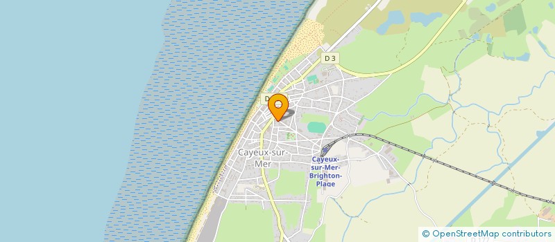 localisation de l'entreprise PHARMACIE CENTRALE  CAYEUX-SUR-MER