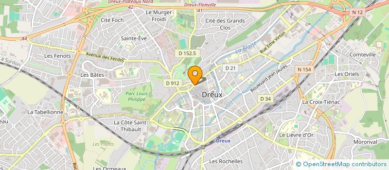 localisation de l'entreprise PHARMACIE CENTRALE à DREUX