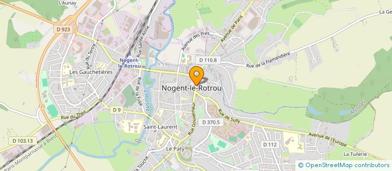 localisation de l'entreprise PHARMACIE CENTRALE à NOGENT-LE-ROTROU