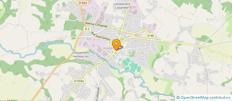 localisation de l'entreprise PHARMACIE CENTRALE D'HAGETMAU à HAGETMAU
