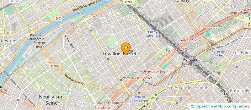 localisation de l'entreprise PHARMACIE CENTRALE DE LEVALLOIS à LEVALLOIS PERRET