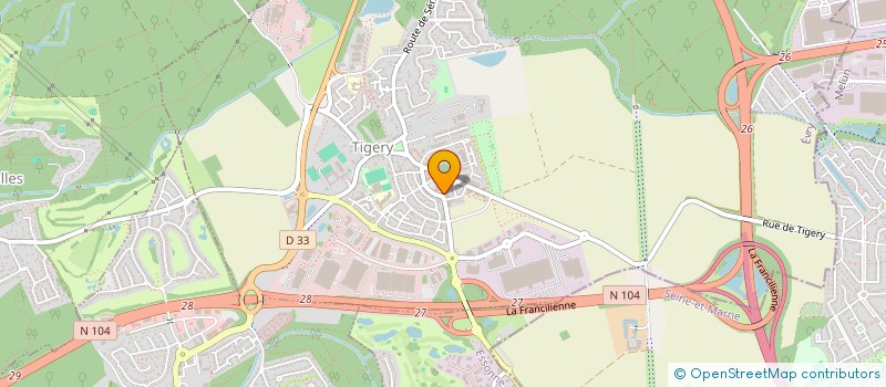 localisation de l'entreprise PHARMACIE CENTRALE DE TIGERY  TIGERY