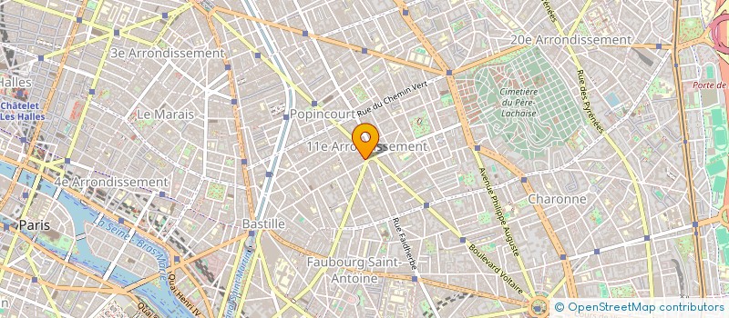 localisation de l'entreprise PHARMACIE CENTRALE DU 11EME à PARIS