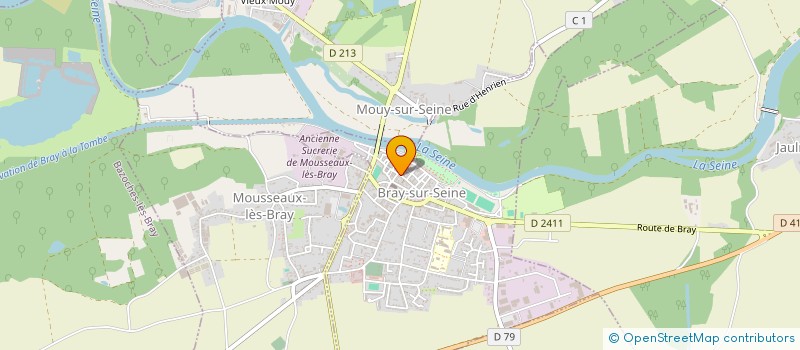 localisation de l'entreprise PHARMACIE CENTRALE DU VIEUX PONT  BRAY-SUR-SEINE