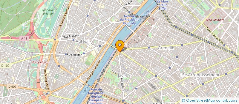 localisation de l'entreprise PHARMACIE CENTRALE MIRABEAU  PARIS