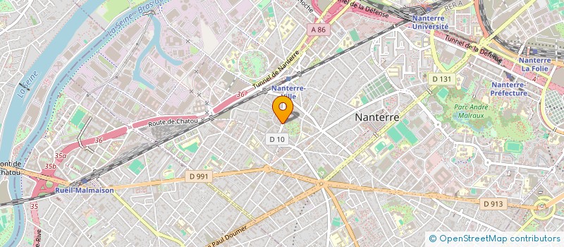 localisation de l'entreprise PHARMACIE CENTRALE NANTERRE  NANTERRE