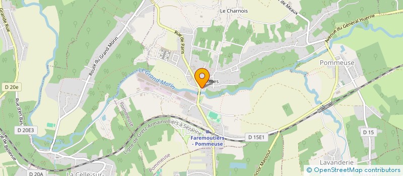 localisation de l'entreprise PHARMACIE CHADAPAUD ROUSSEAU  POMMEUSE