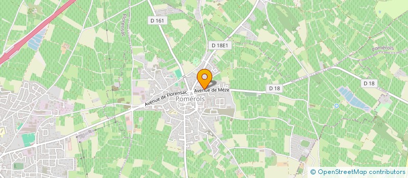 localisation de l'entreprise PHARMACIE CHAMMAS  POMEROLS