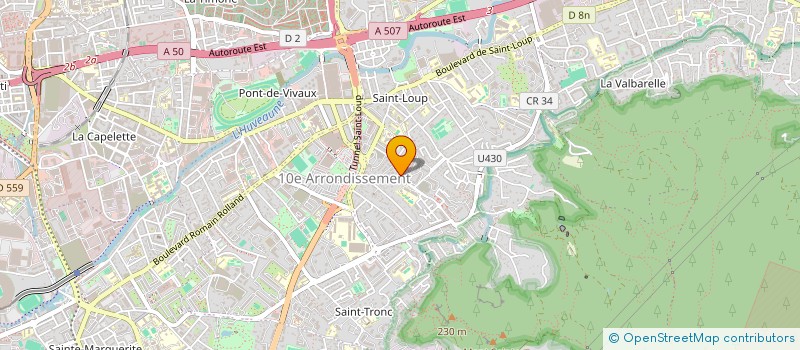 localisation de l'entreprise PHARMACIE CHANTE PERDRIX  MARSEILLE