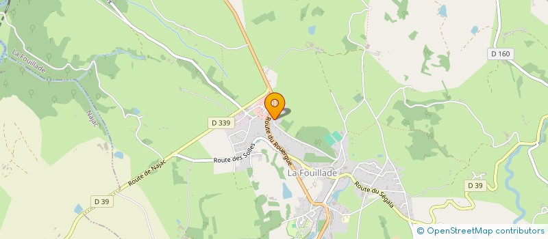 localisation de l'entreprise PHARMACIE CHARIGNON-DUMAS  LA FOUILLADE