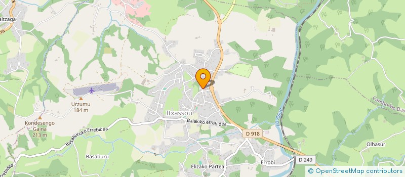 localisation de l'entreprise PHARMACIE CHAZELLE - DELORME  ITXASSOU