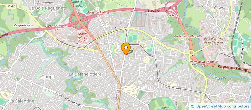 localisation de l'entreprise PHARMACIE CHENE DES ANGLAIS à NANTES
